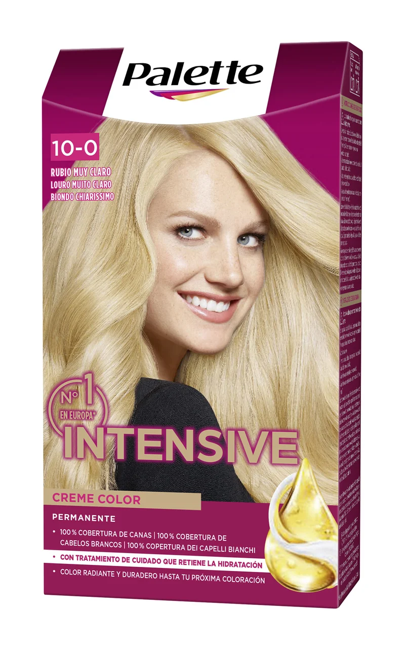 Tinte rubio muy claro 10 intensive Palette 115ml