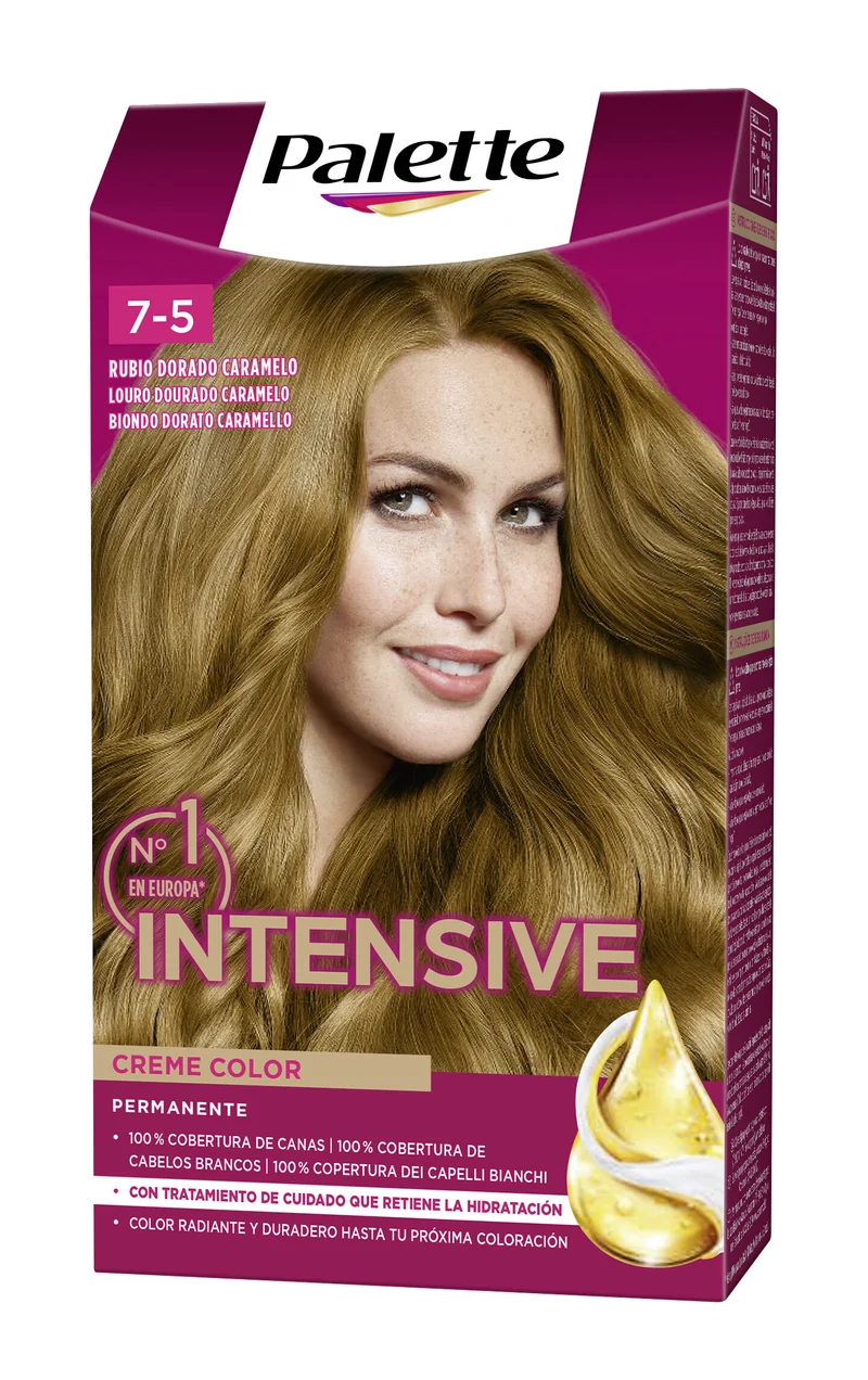Tinte rubio dorado cara 7.5 intensive Palette 115ml