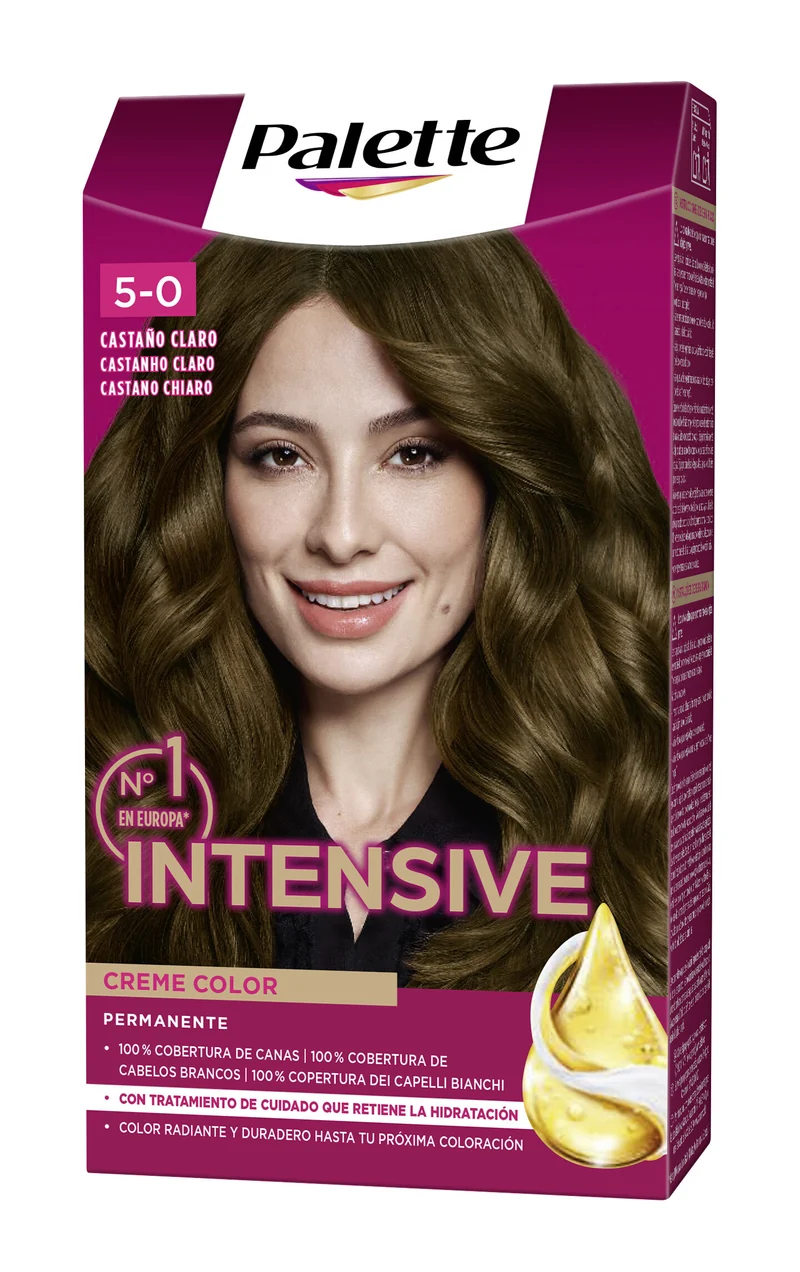 Tinte castaño claro 5 intensive Palette 115ml