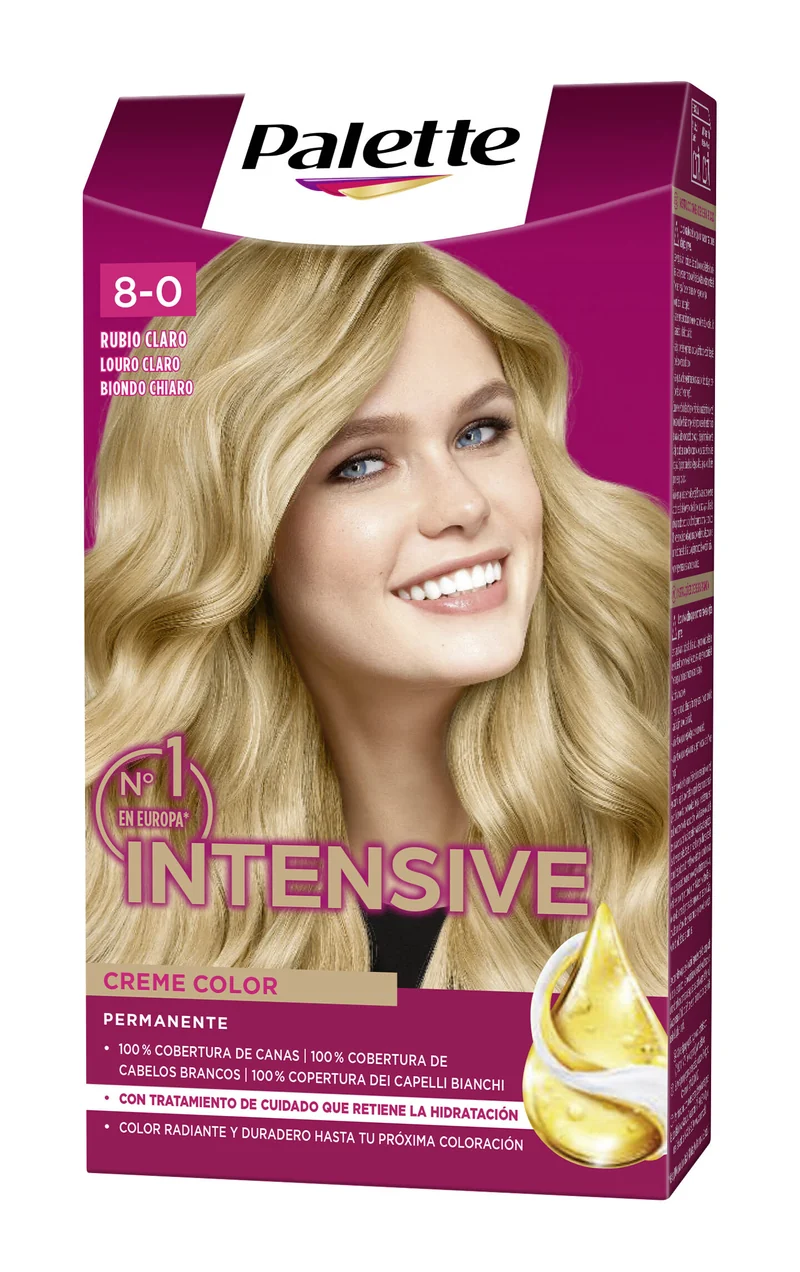 Tinte rubio claro 8 intensive Palette 115ml
