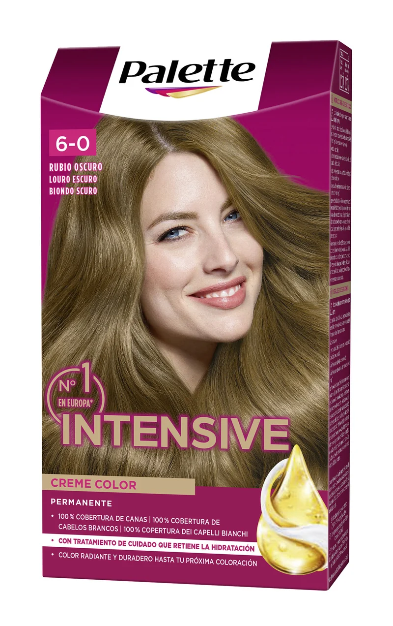 Tinte rubio oscuro 6 intensive Palette 115ml