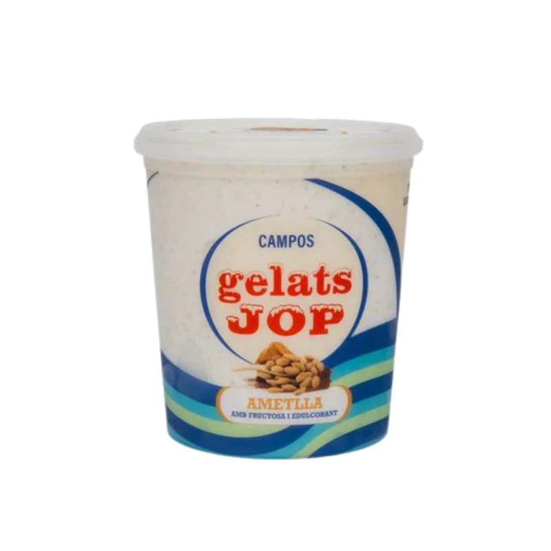 Helado de Almendra con Fructosa y Edulcorante Jop