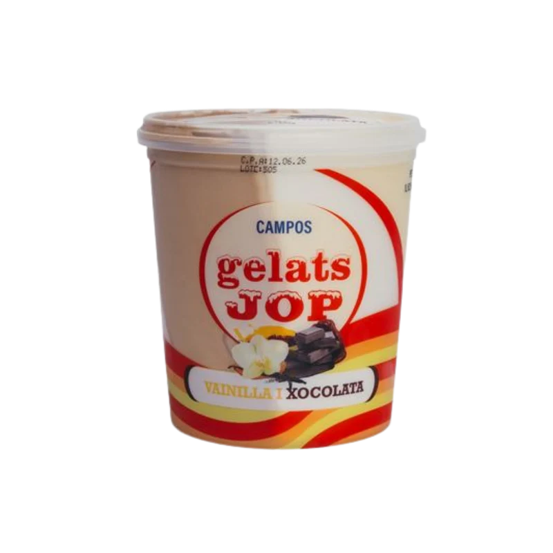 Helado de Vainilla y Chocolate Jop