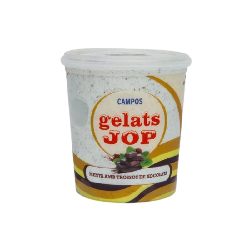Helado de Menta con Trozos de Chocolate Jop