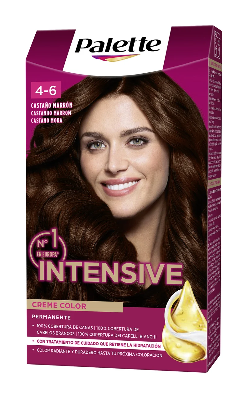 Tinte 4.6 castaño/marrón intensive Palette 1u