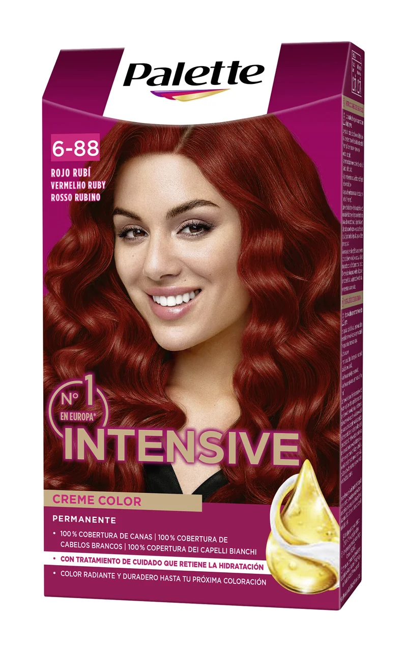 Tinte rojo rubi 6.88 intensive Palette 1u