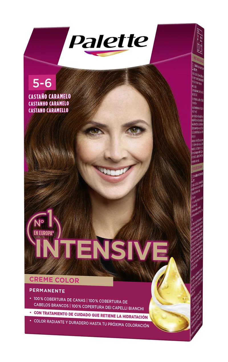 Tinte castaño caramelo 5.6 intensive Palette 1u