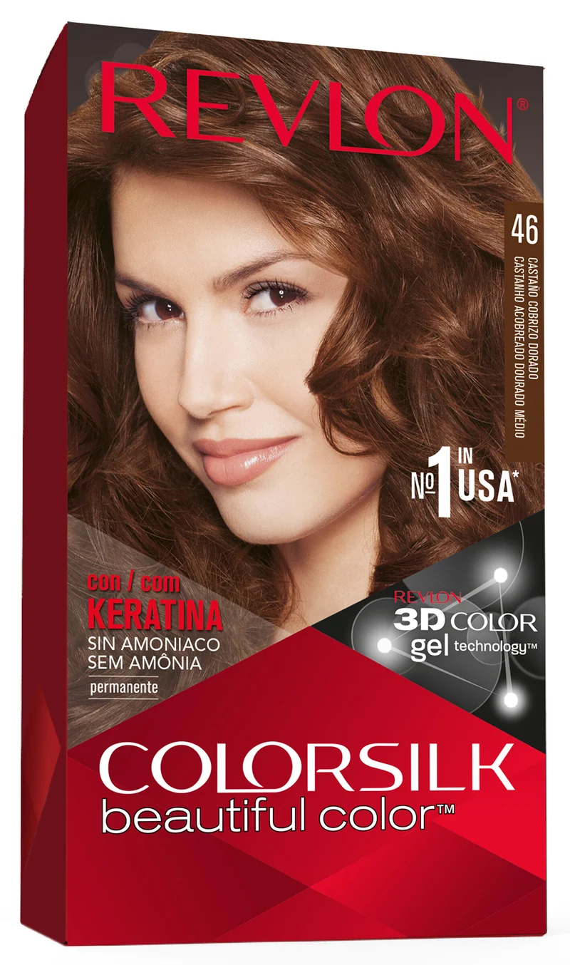 Tinte castaño cobrizo nº46 Revlon 130ml