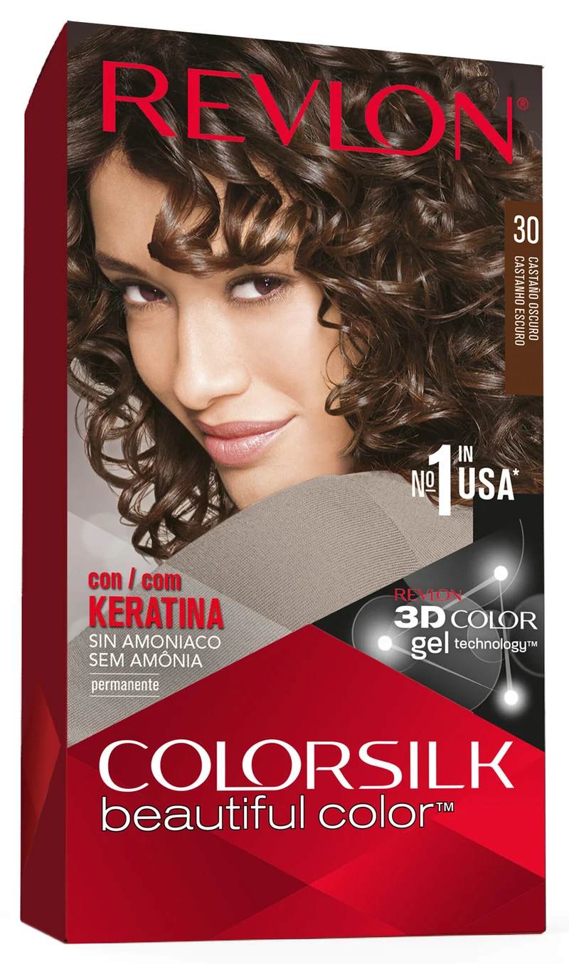 Tinte castaño oscuro nº30 Revlon 130ml