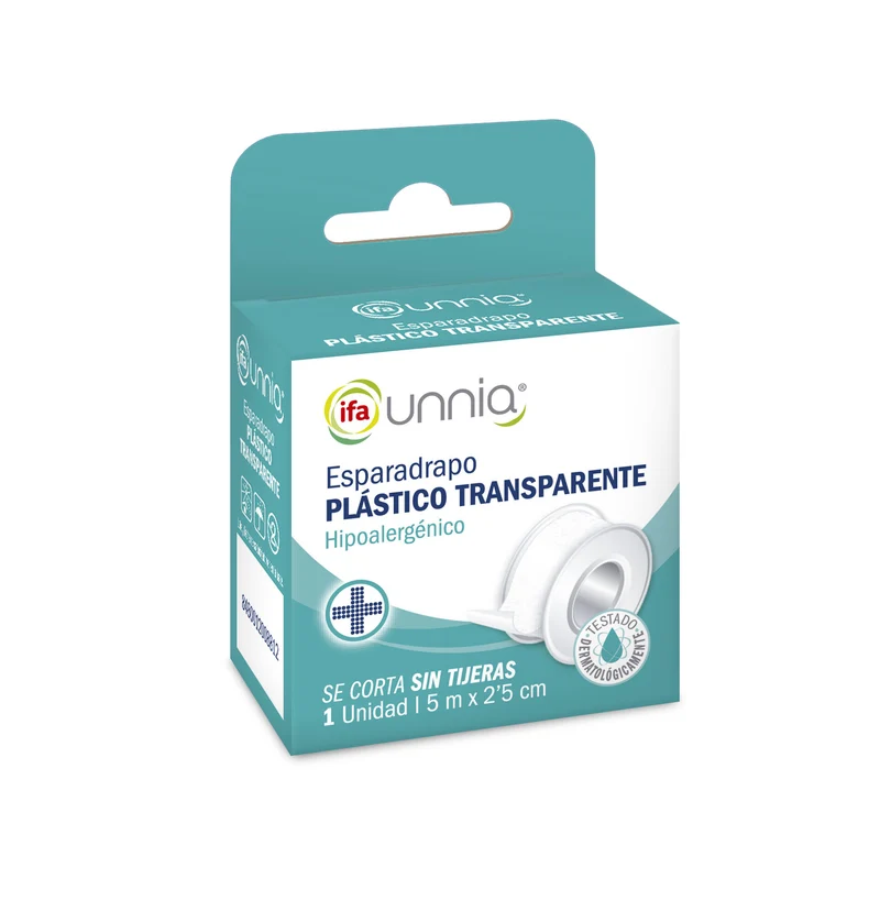 Esparadrapo transparente Ifa unnia 5mx2.5cm