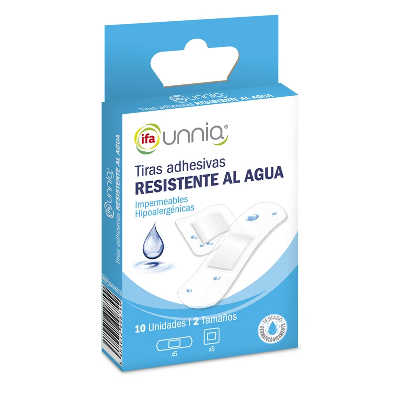 Tirita resistente al agua Ifa unnia 10u