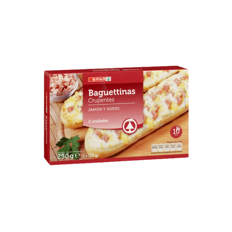Baguettinas Jamón y Queso SPAR