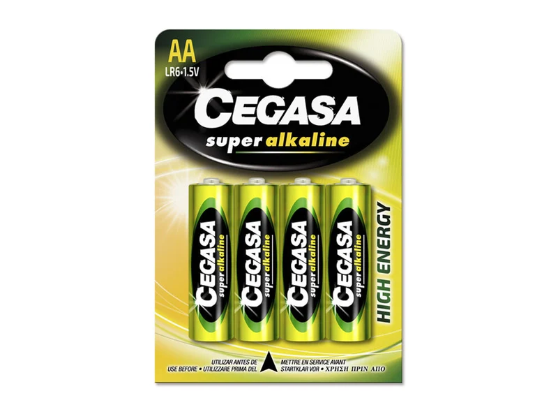 Pila alcalina lr6 blis-4 Cegasa