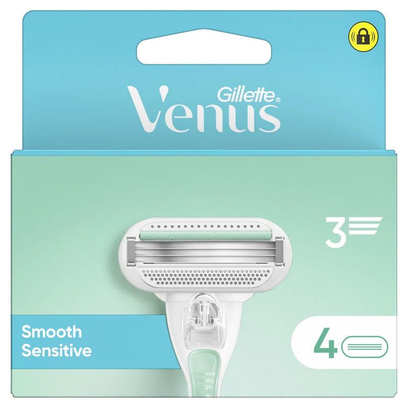 Recambios maquinilla smooth sensitive venus Gillette p4