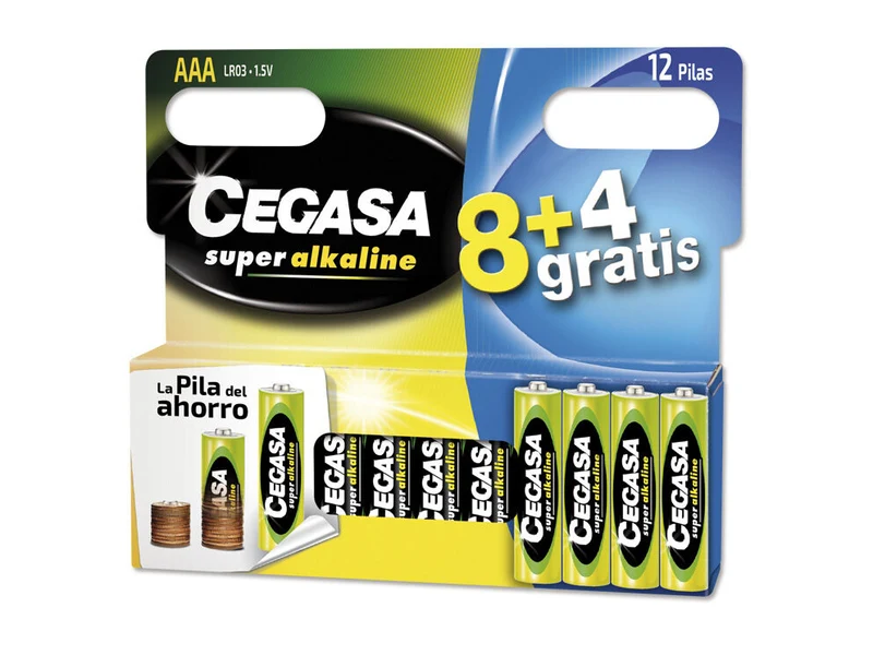 Pilas lr03 Cegasa 8+4