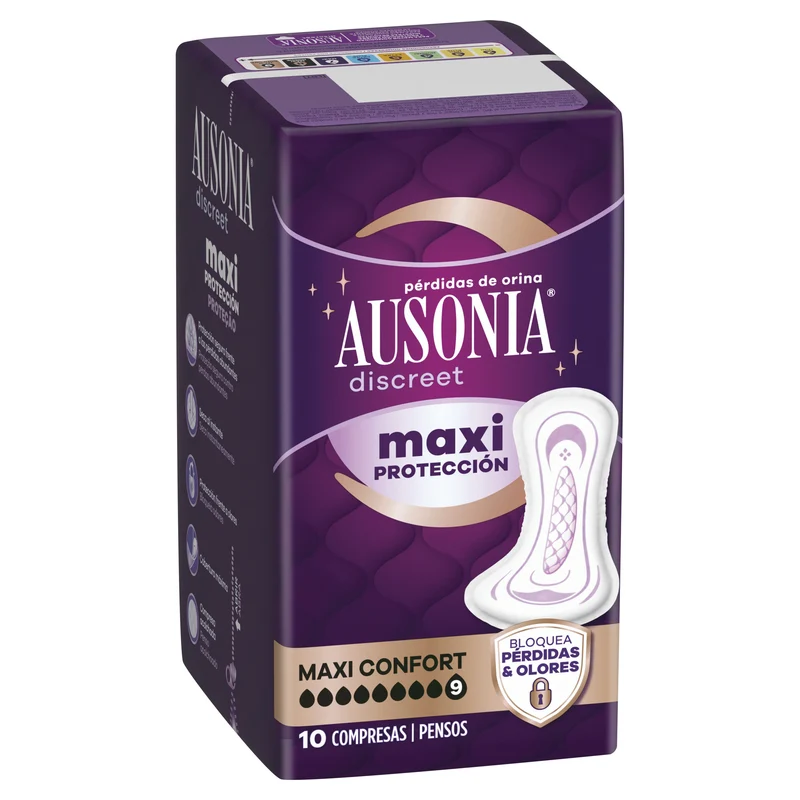Compresas discreet pads maxiconfort Ausonia 10u