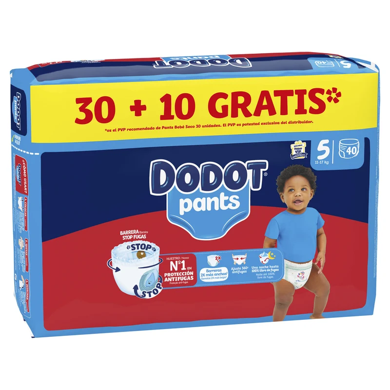 Pañal pants t5 Dodot 30+10