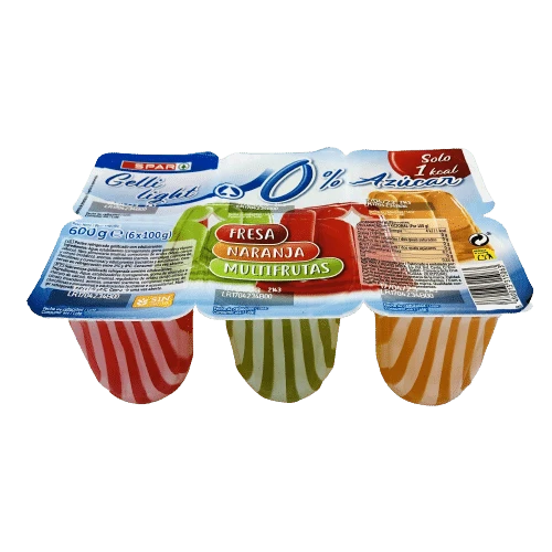 Gelli Fresa, Naranja y Multifrutas SPAR 6x100g