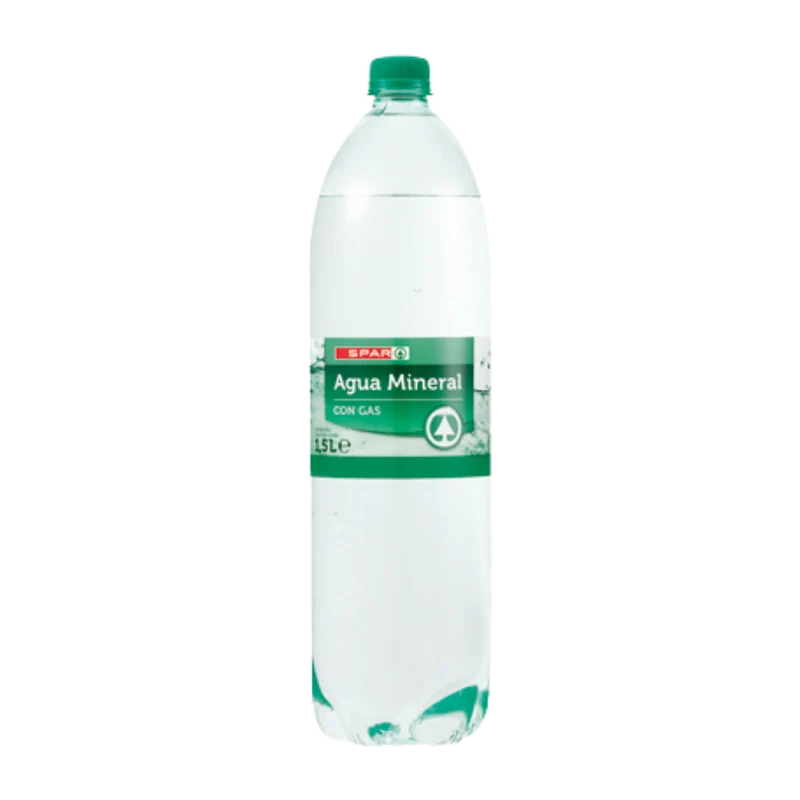 Agua con Gas Mineral SPAR 1,5L