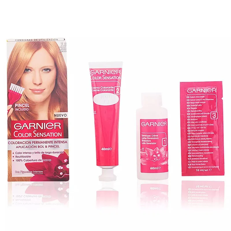 Garnier Color Sensation 7.3 Rubio Dorado Tinte Cabello 110 g