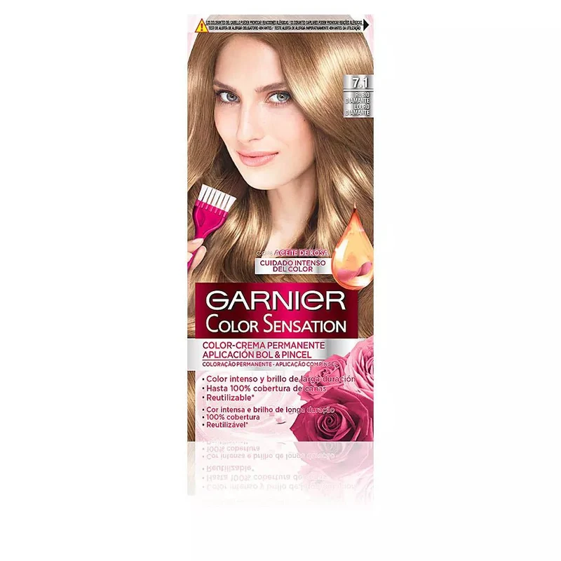 Garnier Color Sensation 7.1 Rubio Diamante Tinte Cabello 110 g