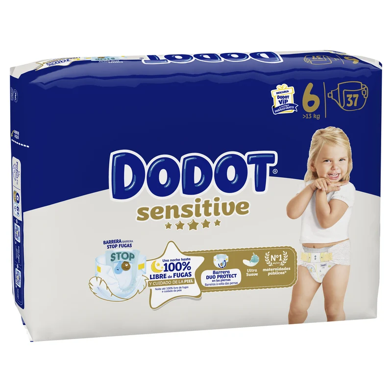 Pañal sensitive t6 Dodot p37u