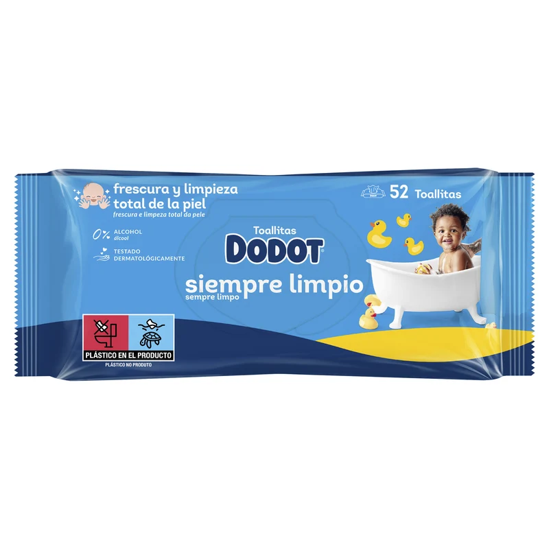 Toallitas infantiles Dodot 52u