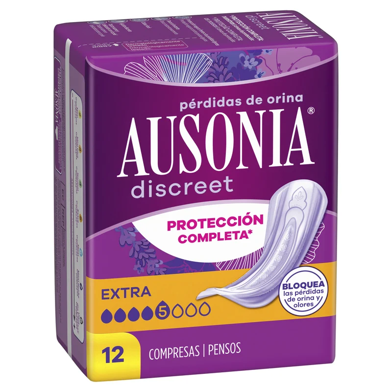 Compresa incontinencia extra discreet Ausonia p12