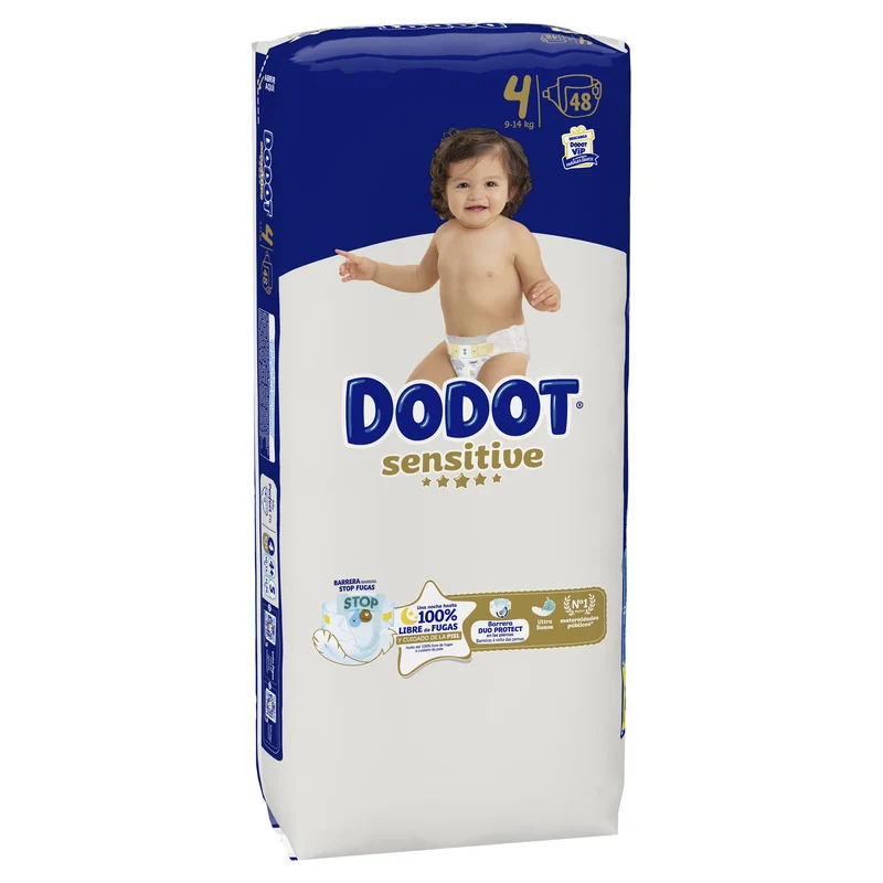 Pañal gateo 9-14 kg t4 Dodot 48u