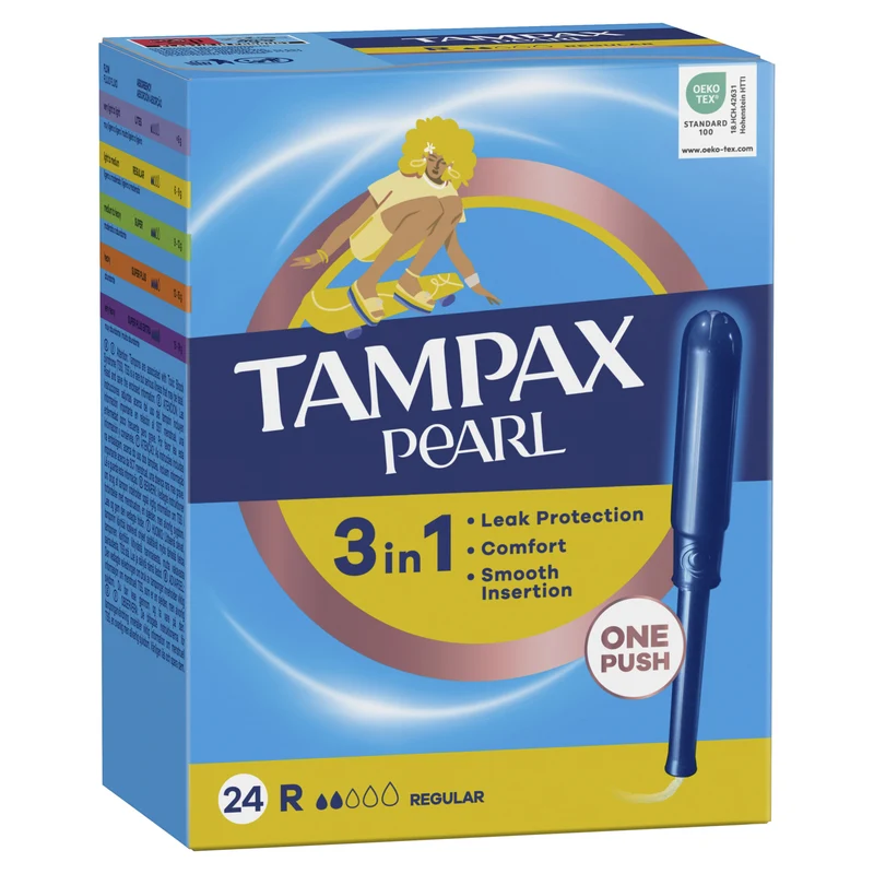 Tampón regular pearl Tampax 24u