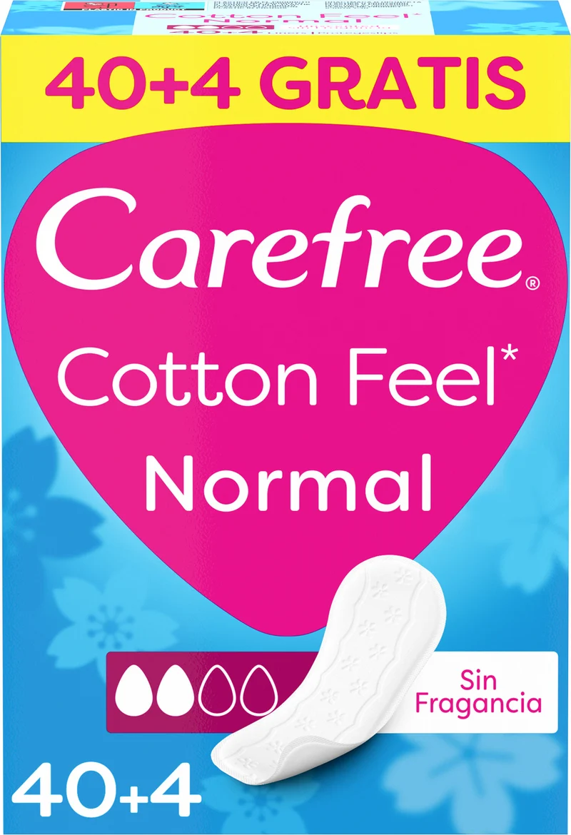 Protegeslip normal cotton Carefree 44u