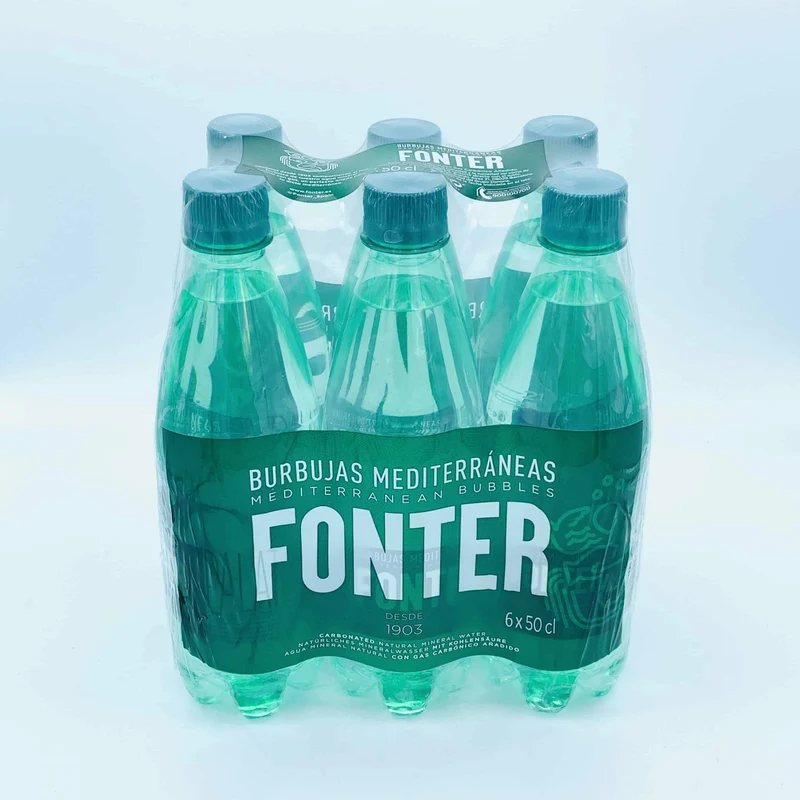 Agua con Gas Fonter 6x50cl