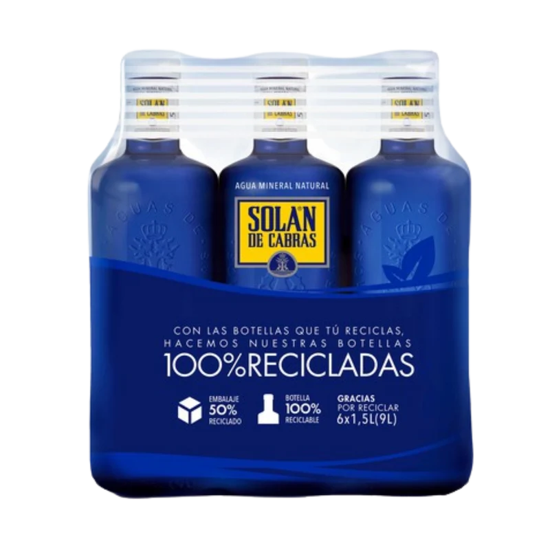 Agua Solán de Cabras 6x1,5L