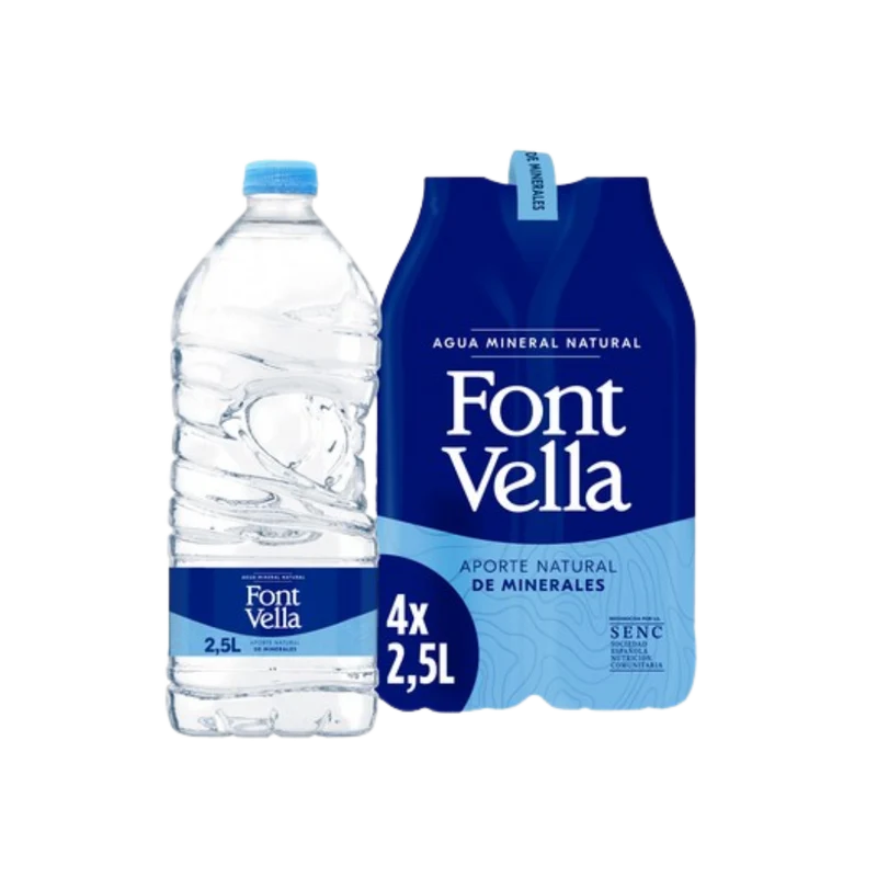 Agua Font Vella 4x2,5L