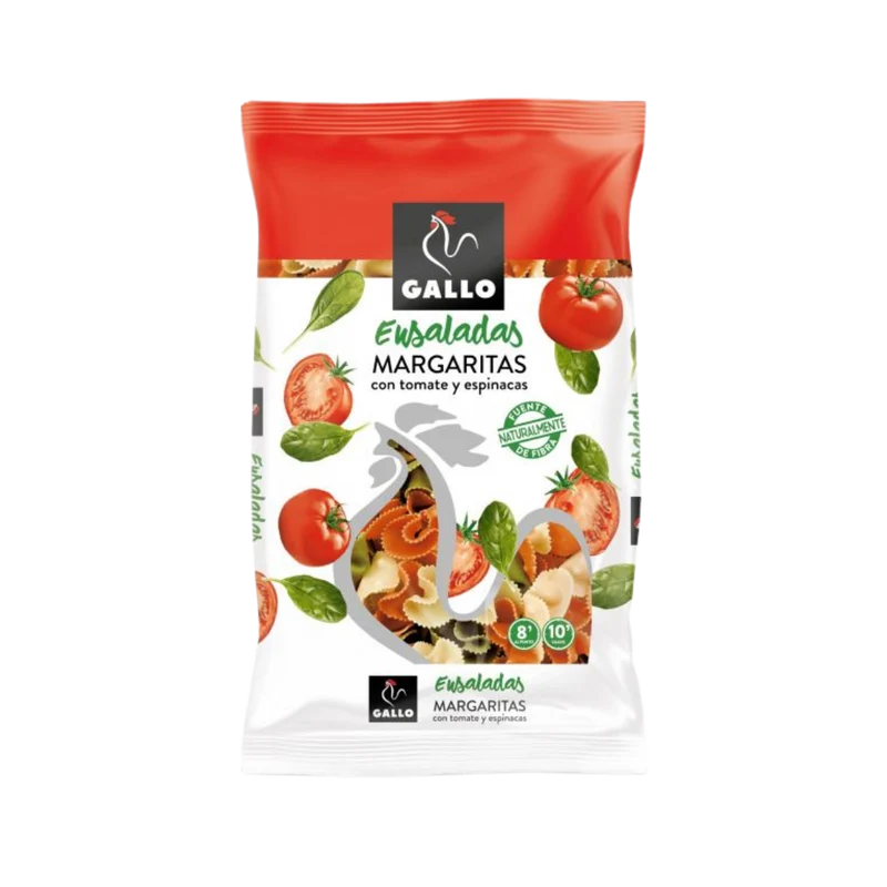 Gallo Margaritas con Tomate y Espinacas