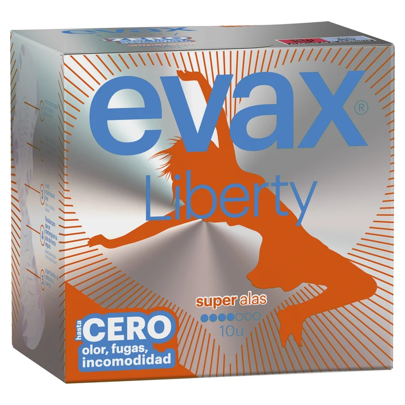 Compresa super alas liberty Evax 10u