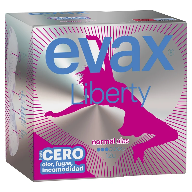 Compresa normal alas liberty Evax 12u