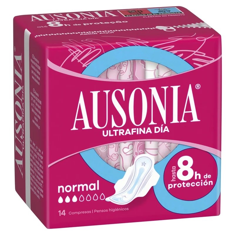 Compresa normal alas air dry Ausonia 14u