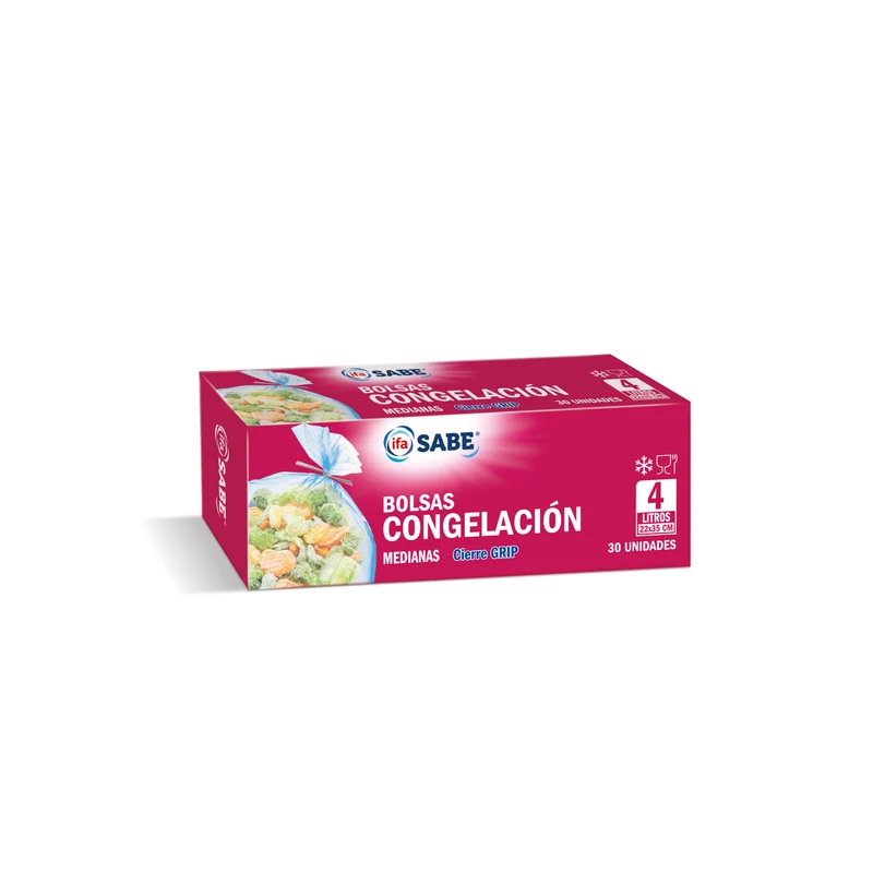 Bolsa congelado mediana 22*35cm Ifa sabe p30