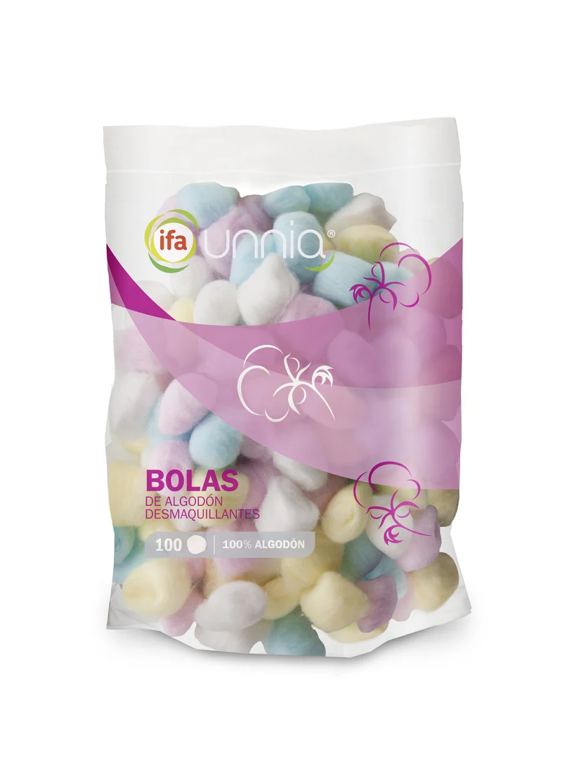 Bola algodón bolsa Ifa unnia 100u