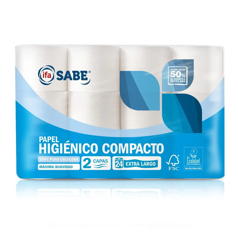 Papel higienico compacto Ifa sabe 24rollos