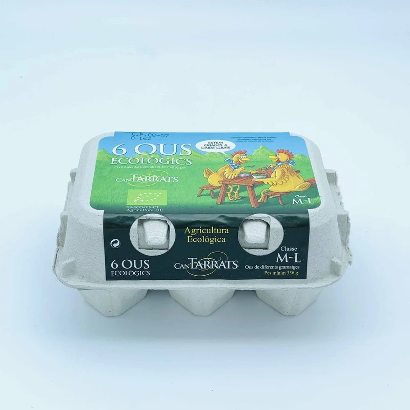 Huevos Ecológicos Can Tarrats M-L 6u