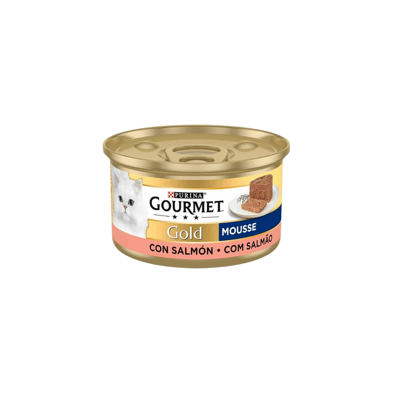 Purina Gourmet Gold Mousse Salmón 85g