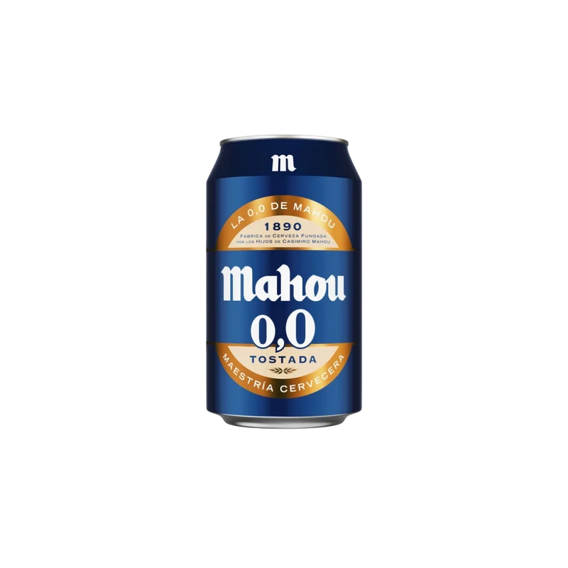 Cerveza Mahou 0,0 Tostada 33cl