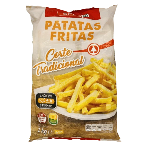 Patatas Fritas Corte Tradicional SPAR 1kg