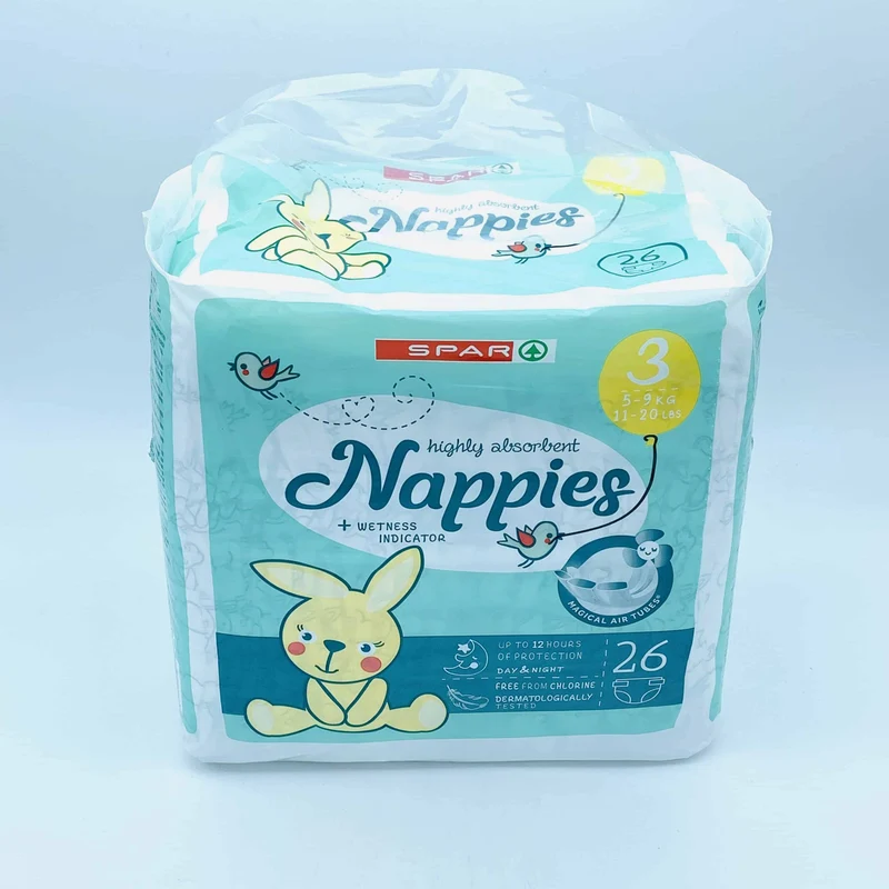 Pañales Nappies 3 26u SPAR