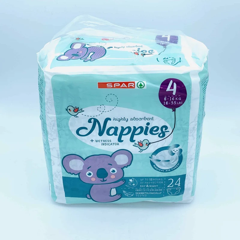 Pañales Nappies 4 24u SPAR