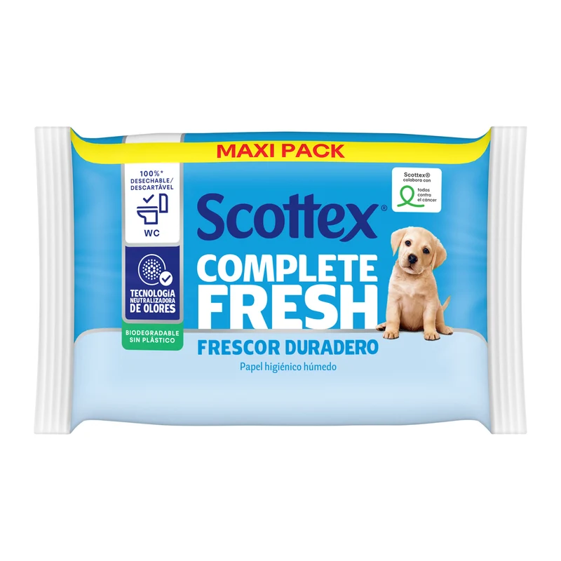 Toallita wc fresh jumbo Scottex p74