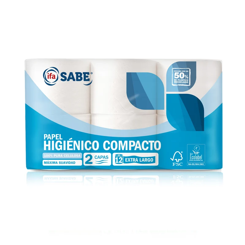 Papel higienico compacto Ifa sabe 2c.12rollos