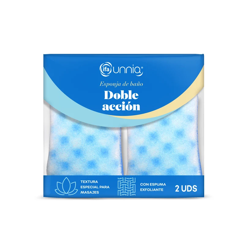 Esponja doble acción Ifa unnia 2u